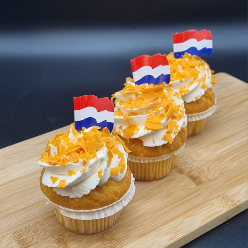 Afbeelding van Oranje cupcake