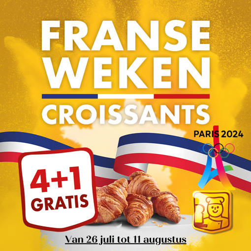 Afbeelding van Franse weken actie croissants 4+1 gratis