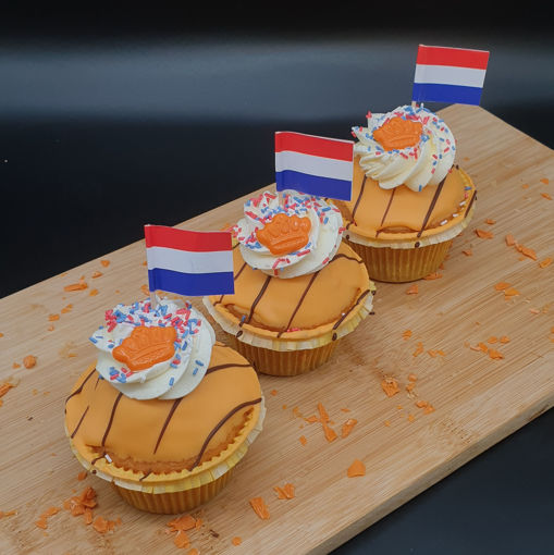 Afbeelding van Oranje cupcake