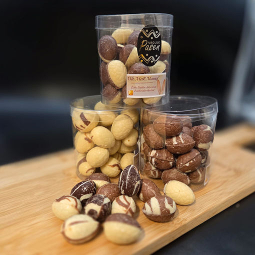 Afbeelding van Paaseitjes wit massief 250 gram